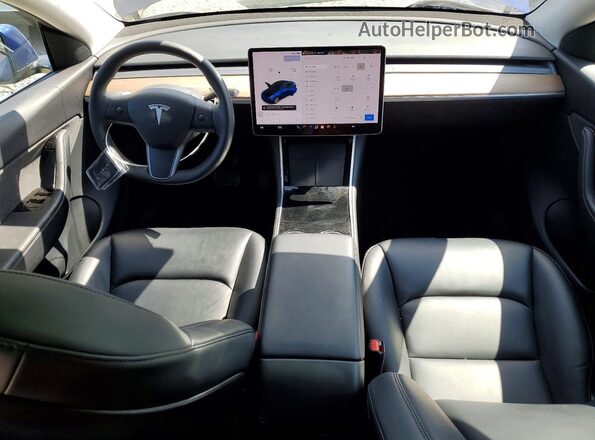 5YJYGDEE8LF006869 2020 TESLA MODEL Blue Առջևի վահանակի տեսք