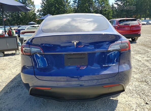 5YJYGDEE8LF006869 2020 TESLA MODEL Blue Հետևի տեսք