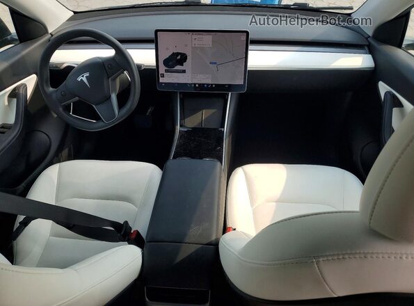 5YJYGDEE8LF025843 2020 TESLA MODEL Black Առջևի վահանակի տեսք