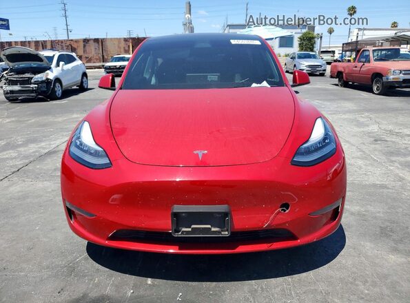 5YJYGDEE8LF051259 2020 TESLA MODEL Red Դիմացի տեսք