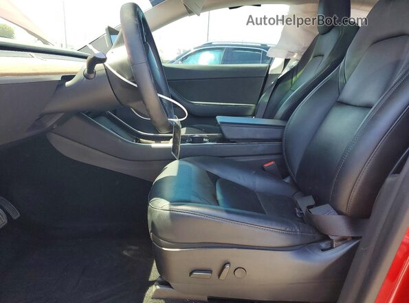 5YJYGDEE8LF051259 2020 TESLA MODEL Red Սալոնի դիմացի տեսք