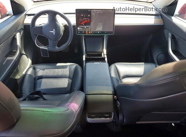 5YJYGDEE8LF051259 2020 TESLA MODEL Red Առջևի վահանակի տեսք