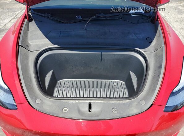 5YJYGDEE8LF051259 2020 TESLA MODEL Red Սալոնի հետևի տեսք