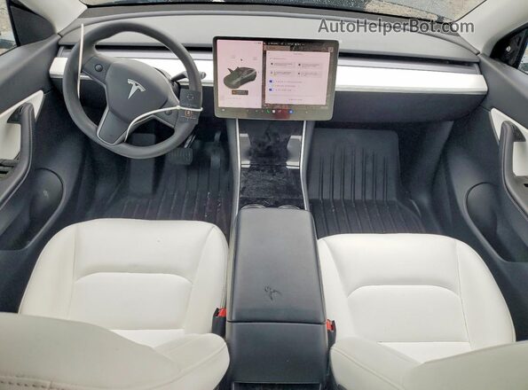 5YJYGDEE8MF060965 2021 TESLA MODEL Black წინა პანელის ხედი