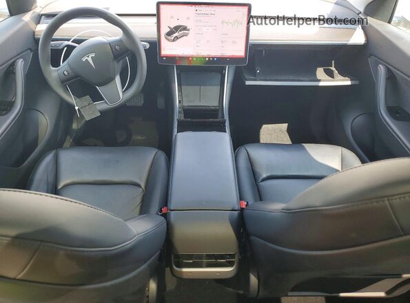 5YJYGDEE8MF085705 2021 TESLA MODEL White Widok deski rozdzielczej