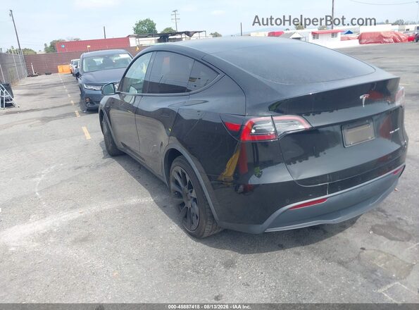 5YJYGDEE8MF160595 2021 TESLA MODEL Y Black უკანა მარცხენა