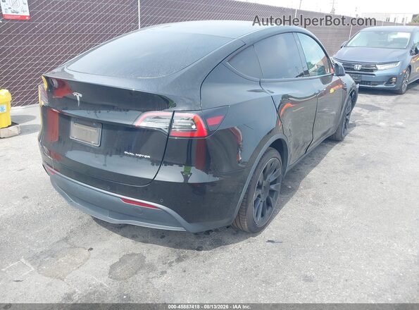 5YJYGDEE8MF160595 2021 TESLA MODEL Y Black უკანა მარჯვენა