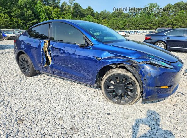 5YJYGDEE8MF203915 2021 TESLA MODEL Blue Delantero derecho