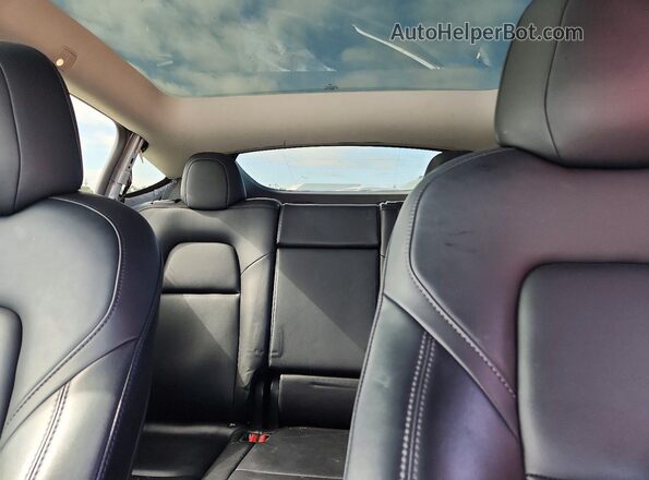 5YJYGDEE8MF218267 2021 TESLA MODEL Белый Вид задних сидений