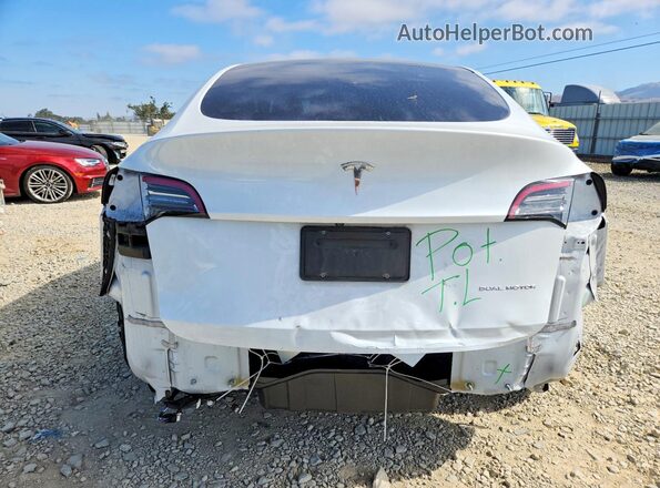 5YJYGDEE8MF218267 2021 TESLA MODEL Белый Вид сзади