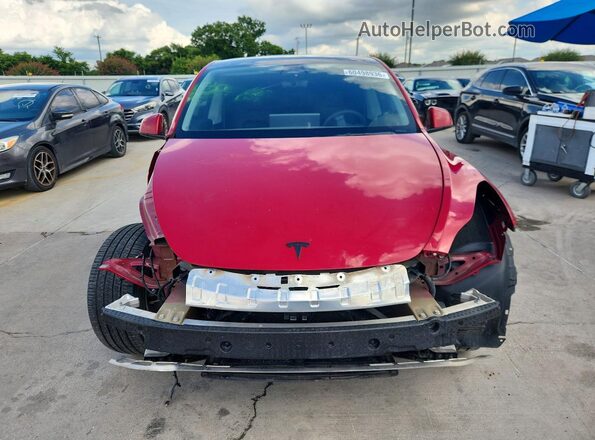 5YJYGDEE8MF241628 2021 TESLA MODEL Red Vista frontal