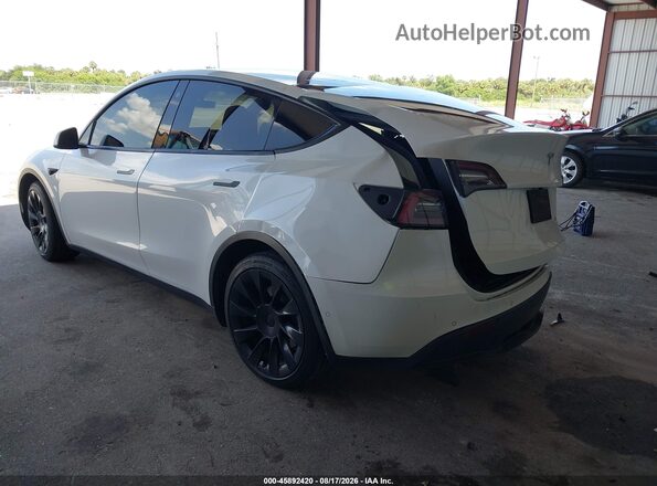 5YJYGDEE8MF256565 2021 TESLA MODEL Y White Tył lewy