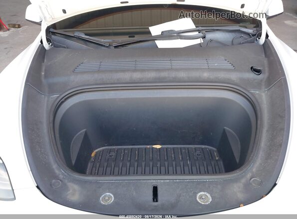 5YJYGDEE8MF256565 2021 TESLA MODEL Y White Widok z tyłu