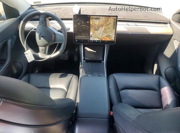 5YJYGDEE9LF025639 2020 TESLA MODEL Black Widok deski rozdzielczej