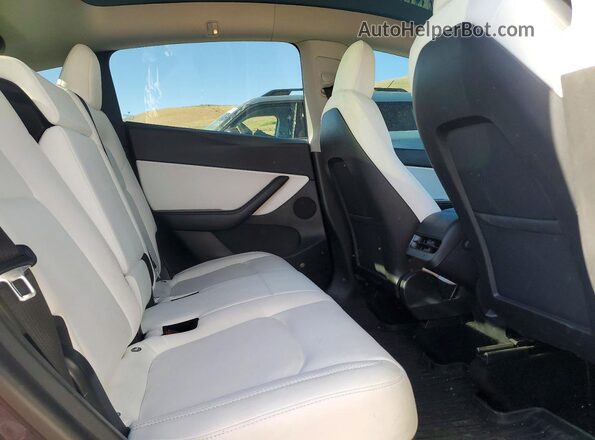 5YJYGDEE9MF063342 2021 TESLA MODEL Charcoal Rear seats view