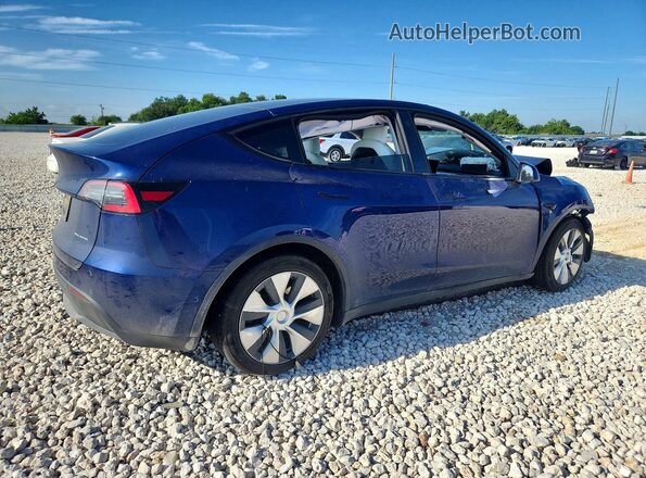 5YJYGDEE9MF066189 2021 TESLA MODEL Blue Rear right