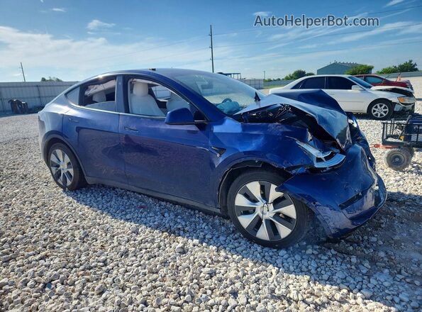5YJYGDEE9MF066189 2021 TESLA MODEL Blue Front right