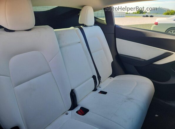 5YJYGDEE9MF066189 2021 TESLA MODEL Blue Rear seats view