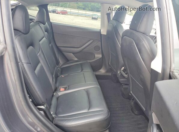 5YJYGDEE9MF072672 2021 TESLA MODEL Gray Вид задніх сидінь