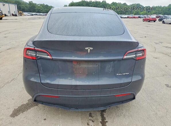 5YJYGDEE9MF072672 2021 TESLA MODEL Gray Вид ззаду