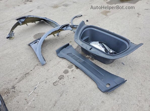 5YJYGDEE9MF072672 2021 TESLA MODEL Gray Вид підкапотного простору