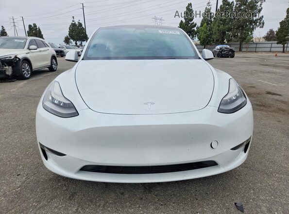5YJYGDEE9MF072784 2021 TESLA MODEL Белый Вид спереди
