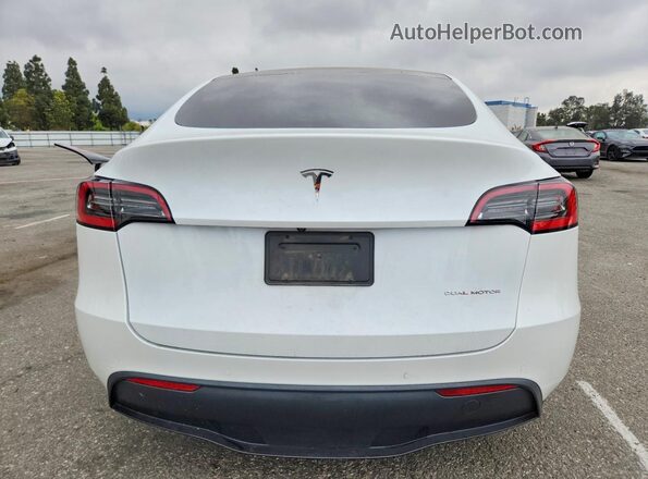 5YJYGDEE9MF072784 2021 TESLA MODEL Белый Вид сзади