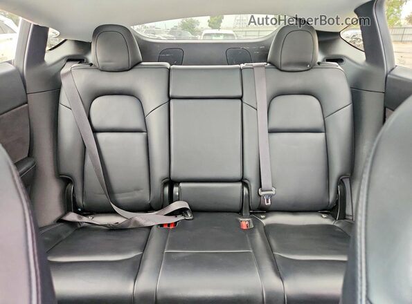 5YJYGDEE9MF072784 2021 TESLA MODEL Белый Вид задних сидений