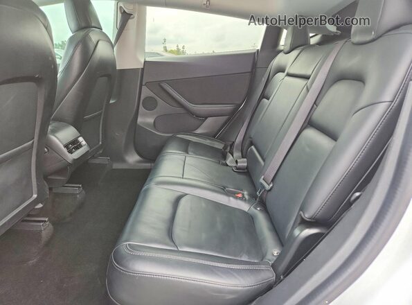 5YJYGDEE9MF072784 2021 TESLA MODEL Белый Вид задней части салона