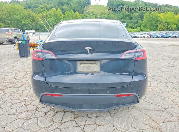 5YJYGDEE9MF076639 2021 TESLA MODEL Черный Вид сзади