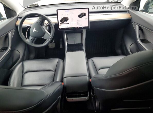 5YJYGDEE9MF076639 2021 TESLA MODEL Черный Вид панели приборов