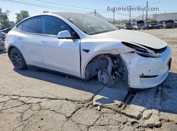 5YJYGDEE9MF102236 2021 TESLA MODEL Белый Передняя правая четверть