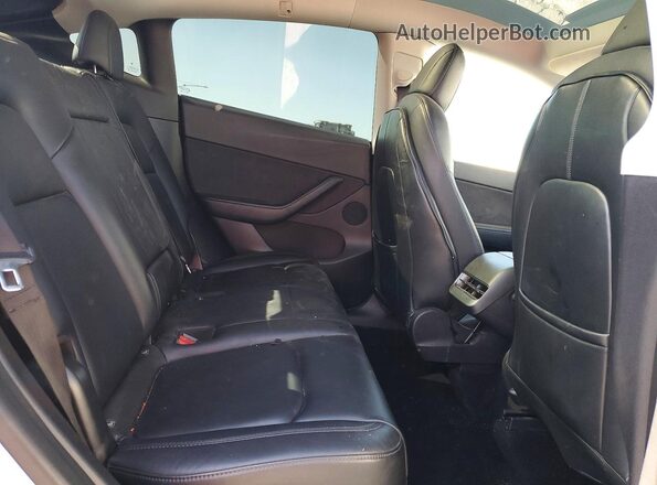 5YJYGDEE9MF102236 2021 TESLA MODEL Белый Вид задних сидений