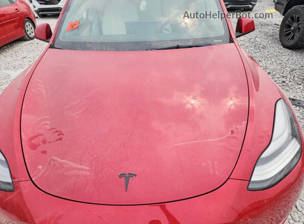 5YJYGDEE9MF118517 2021 TESLA MODEL Red Vista interior trasera