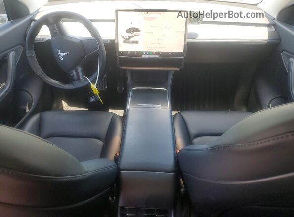 5YJYGDEE9MF157124 2021 TESLA MODEL White წინა პანელის ხედი