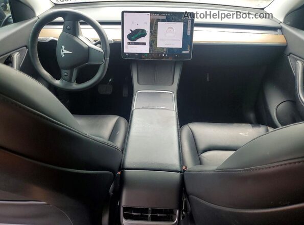 5YJYGDEE9MF183979 2021 TESLA MODEL Black Dashboard view