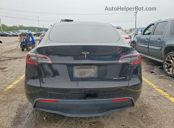 5YJYGDEE9MF183979 2021 TESLA MODEL Black Rear view