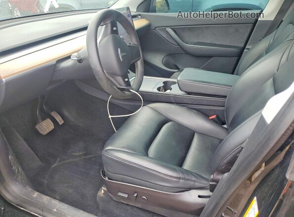 5YJYGDEE9MF183979 2021 TESLA MODEL Black Front interior view