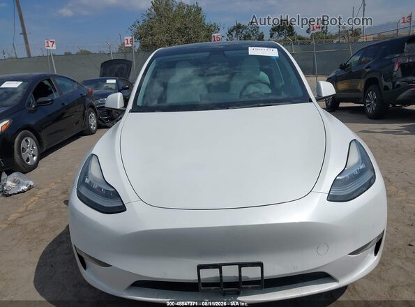 5YJYGDEE9MF212364 2021 TESLA MODEL Y White Դիմացի տեսք