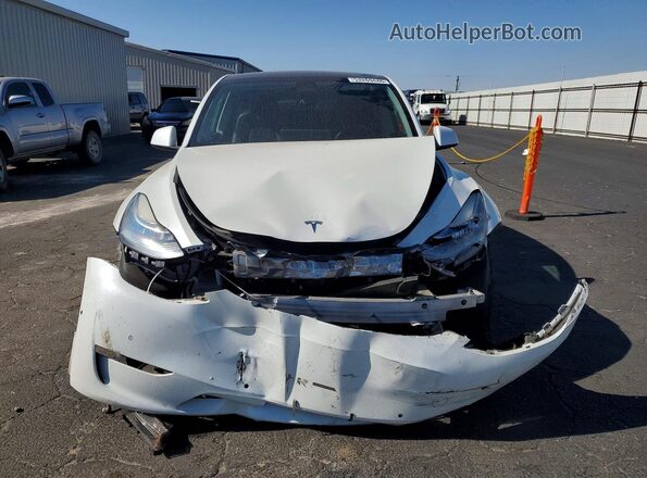 5YJYGDEE9MF214955 2021 TESLA MODEL Белый Вид спереди