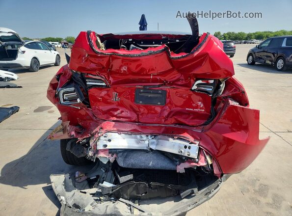 5YJYGDEE9MF264335 2021 TESLA MODEL Red Հետևի տեսք