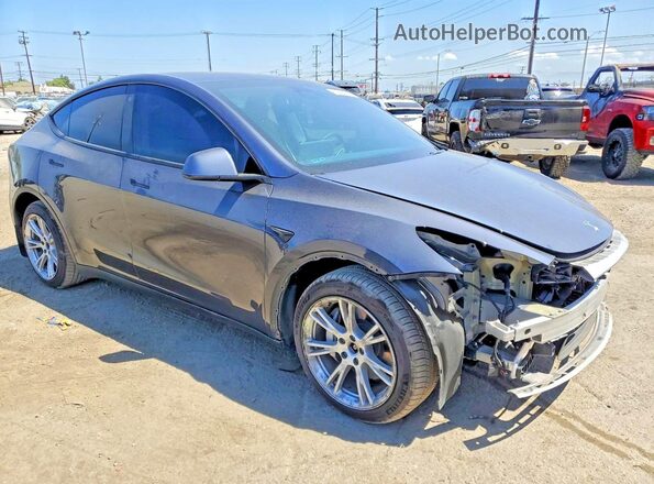 5YJYGDEE9MF282866 2021 TESLA MODEL Серый Передняя правая четверть
