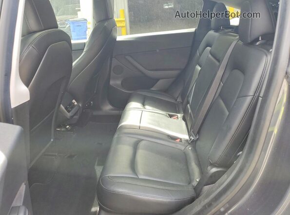 5YJYGDEEXMF142003 2021 TESLA MODEL Gray უკანა სალონის ხედი