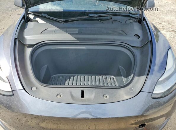 5YJYGDEEXMF142003 2021 TESLA MODEL Gray ძრავის განყოფილების ხედი