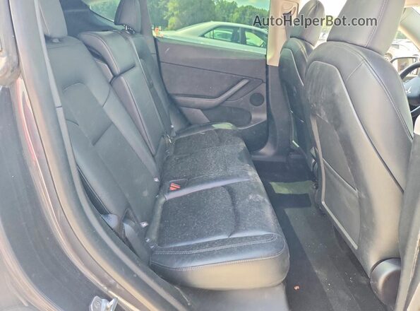 5YJYGDEEXMF244529 2021 TESLA MODEL Gray Вид задніх сидінь