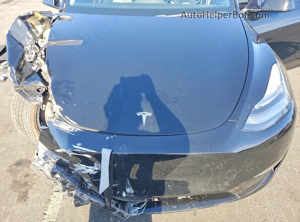 5YJYGDEEXMF272637 2021 TESLA MODEL Черный Вид задней части салона