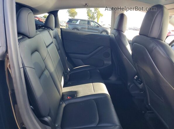 5YJYGDEEXMF272637 2021 TESLA MODEL Черный Вид задних сидений