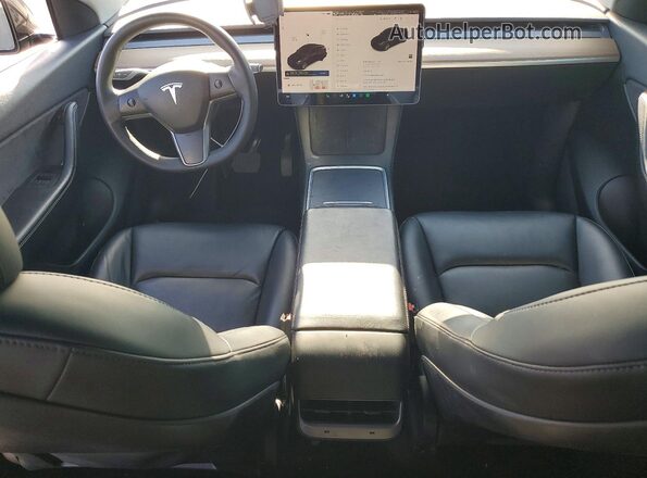 5YJYGDEEXMF272637 2021 TESLA MODEL Черный Вид панели приборов