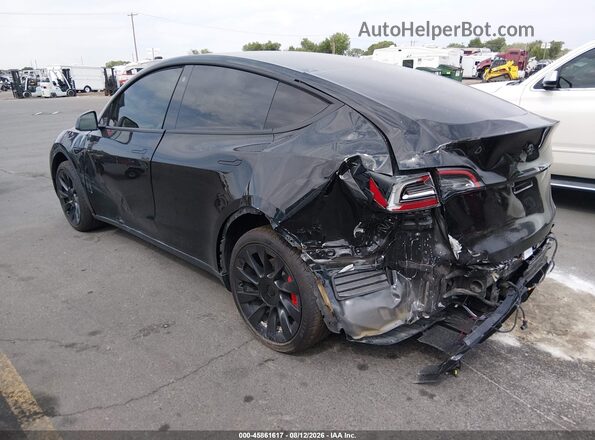 5YJYGDEEXMF302980 2021 TESLA MODEL Y Black Հետևի ձախ