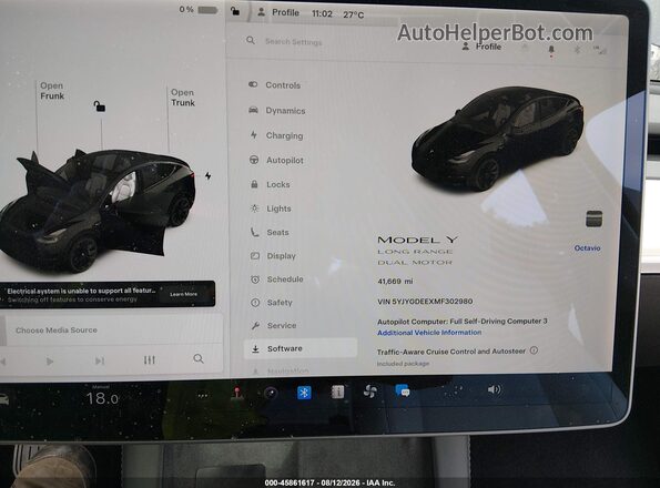 5YJYGDEEXMF302980 2021 TESLA MODEL Y Black Հետևի նստատեղերի տեսք